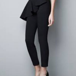 Zara Studio Peplum Trousers Size XS